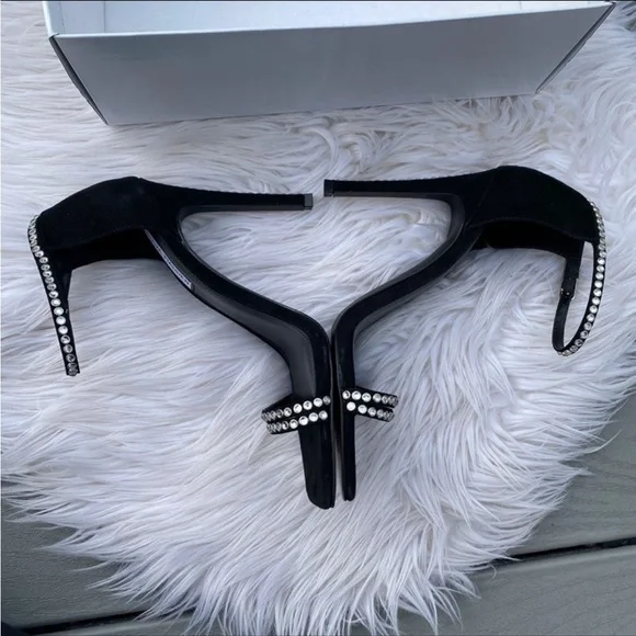 Steve Madden Rhinestone Strap Heels